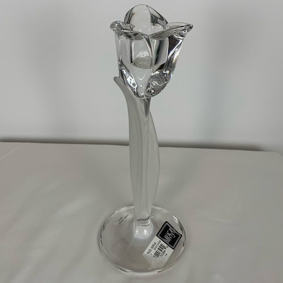 Mikasa Spring Aria 8” Candle Holder Full Lead Crystal Candlestick Replacement - Picture 1 of 5